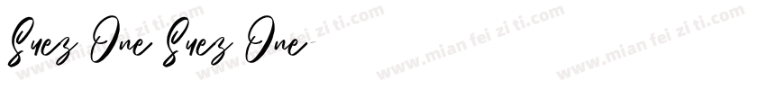 Suez One Suez One字体转换